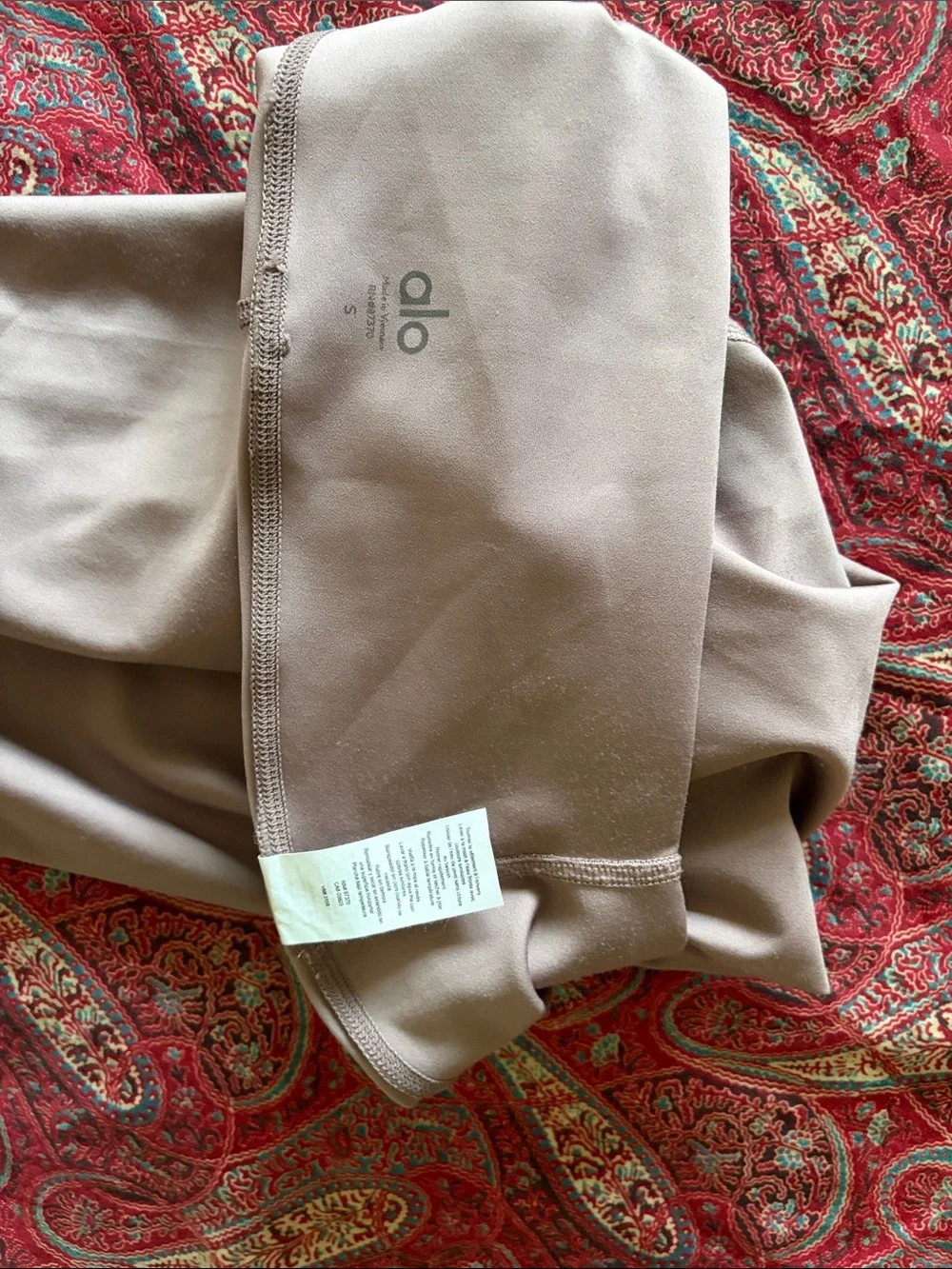 ALO Yoga womens' Leggings in Pale Crepe Rose